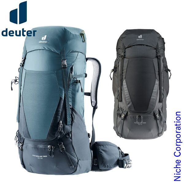 ドイター バックパック 大容量 フューチュラ Air Trek 50 + 10 D3402121 バッグ ザック 大型 50L 60L|ニッチ・リッチ・キャッチ