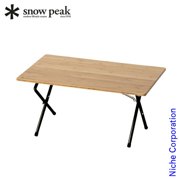 ④2023雪峰祭限定 スノーピーク IGTシングルテーブル竹ライトFES-218 楽天市場】スノーピーク snow peak IGTシングルテーブル竹ライト