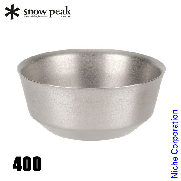 snow peak 3つ仕切り皿 4枚セット 楽天市場】【SALE 10%OFF】スノーピーク チタンダブルボウル 400