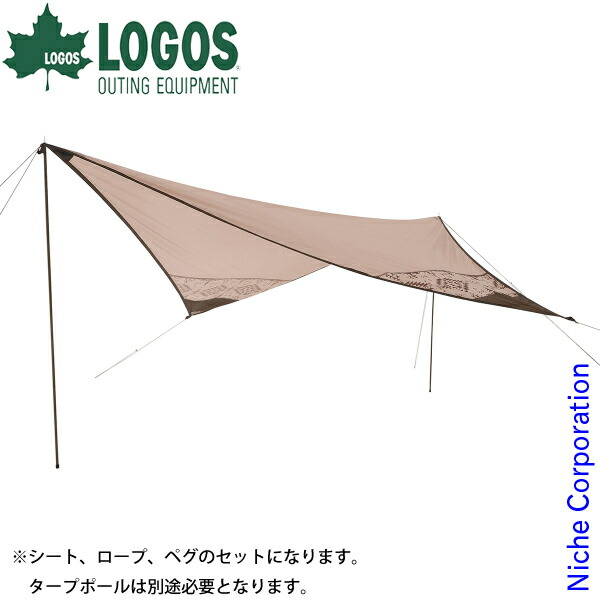 LOGOS Tradcanvas ツーリングタープ 新品未使用 Tradcanvas ソーラーツーリングタープ|ギア|日/火/風除け|タープ
