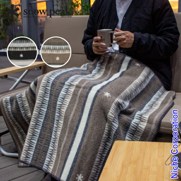 スノーピーク ブランケット SP×PENDLETON ムチャチョブランケット SI-PD-22AU001 キャンプ用品 膝掛け ひざ掛け 毛布 ペンドルトン コラボ nocu 注目商品