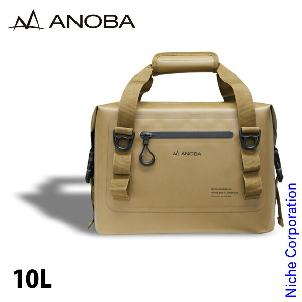 【15日は！枚数限定 最大1,000円OFFクーポン】ANOBA ( アノバ ) ブリザードソフトクーラー 10L コヨーテ AN039 ソフトクーラーボックス キャンプ クーラーバッグ 保冷 防水 注目商品