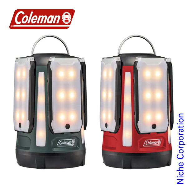 ★コールマン クアッドマルチパネルランタンplus 2218364 （グリーン） コールマン クアッドマルチパネルランタンplus(グリーン