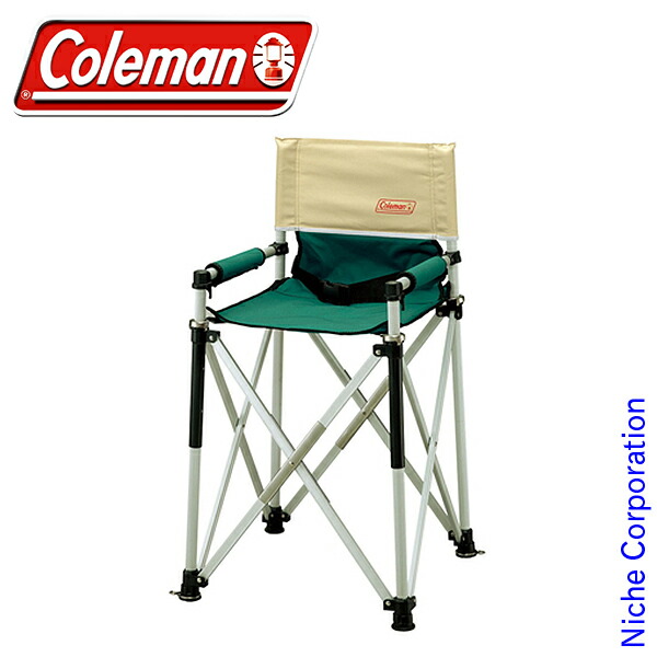 Coleman Kids Slim Captain S Chair Green Beige 170 7543 Outdoor Chair Camping Equipment