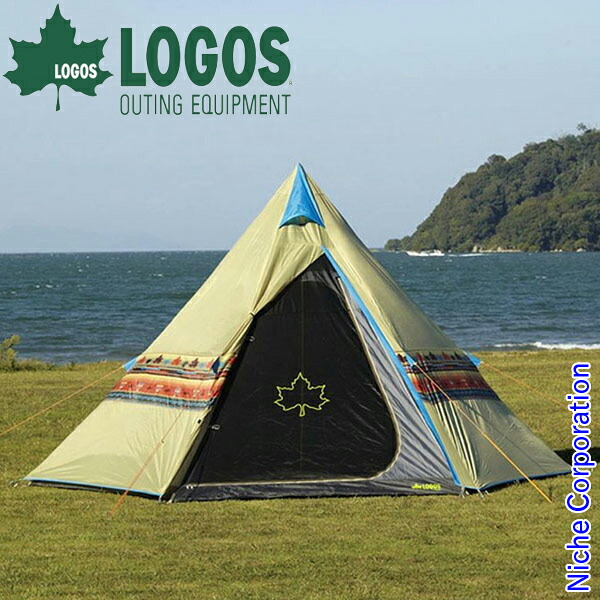 楽天市場】テント 4人用 大型 ワンポールテント 簡単組立て ロゴス