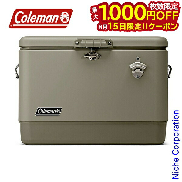 Coleman - 金額交渉可　コールマン　54QT ステンレスクーラーボックス　　【野外1度使用】 楽天市場】Coleman クーラーボックス コールマン54QT スチール