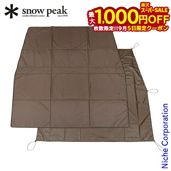 Snow Peak - 【新品未開封】スノーピーク　ランドネスト　Mマットシートセット　TM-260 snow peak スノーピーク ランドネストドーム M マットシート