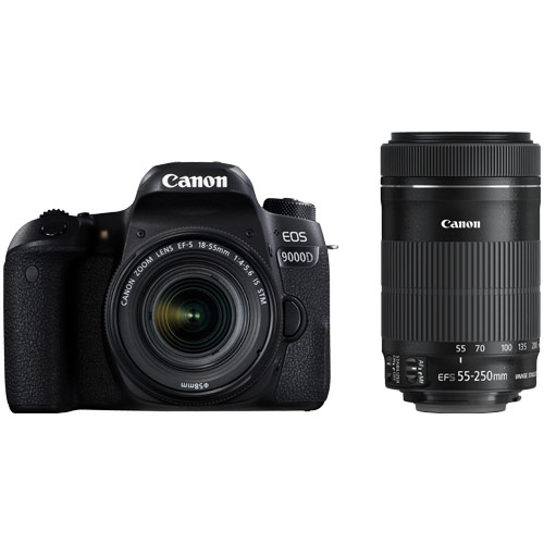 【納得の３年保証付き】[キヤノン]EOS 9000D ダブルズームキット