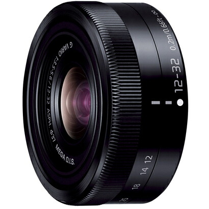 【10年間保証付き】[PANASONIC]LUMIX G VARIO 12-32mm/F3.5-5.6 ASPH./MEGA O.I.S.ブラック｜三星カメラ店 24,013円