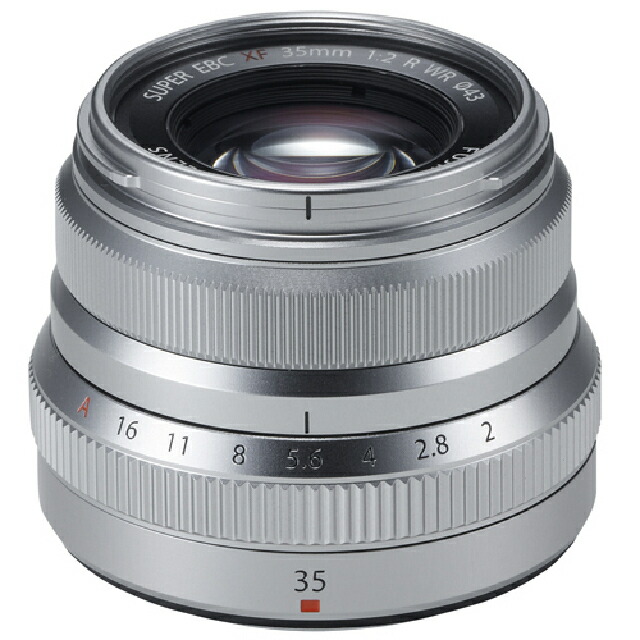 【10年間保証付き】[FUJIFILM]XF35mmF2 R WR シルバ－