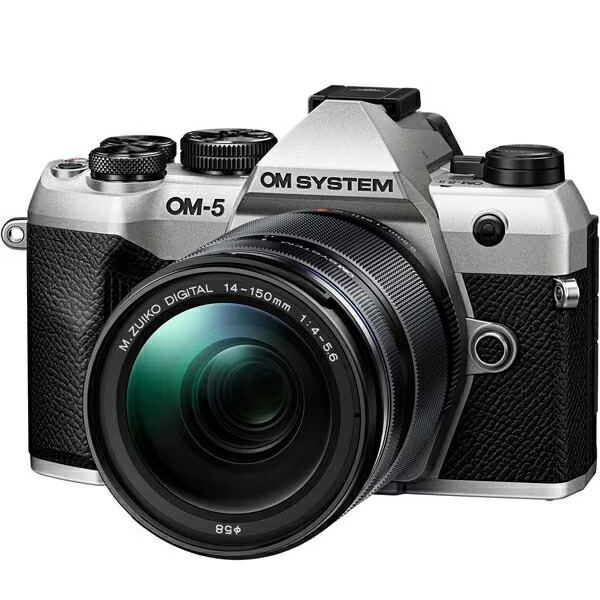 【10年歳引き受ける付き添い人】[OM SYSTEM]  OM-5 Mark II 14-150粍 IIレンズキットシルバー