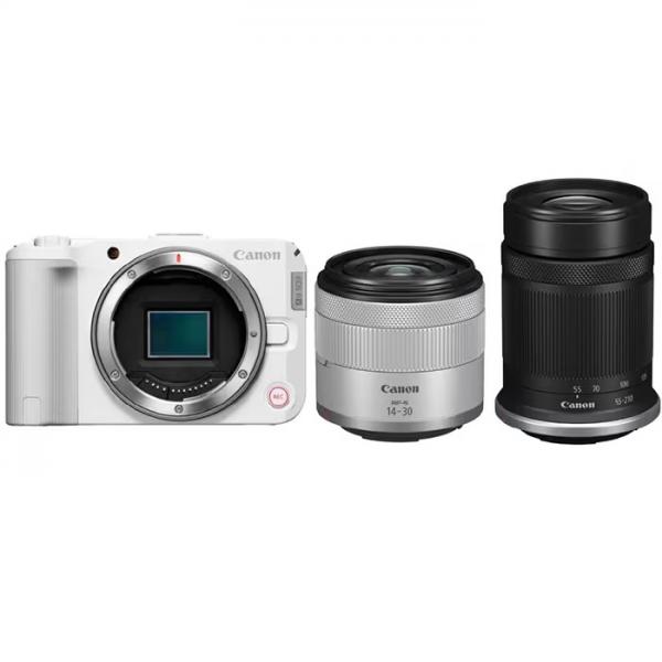 【10年次引きうける付き添い人】[キヤノン]EOS R50 V ダブルズームキット 白いこと