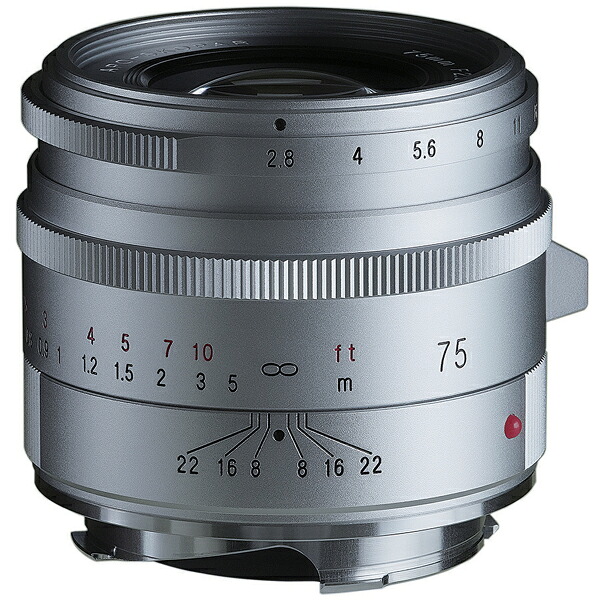 コシナ フォクトレンダー APO-SKOPAR 75mm F2.8 VM フルサイズ シルバー (2026年5月 発売予定)