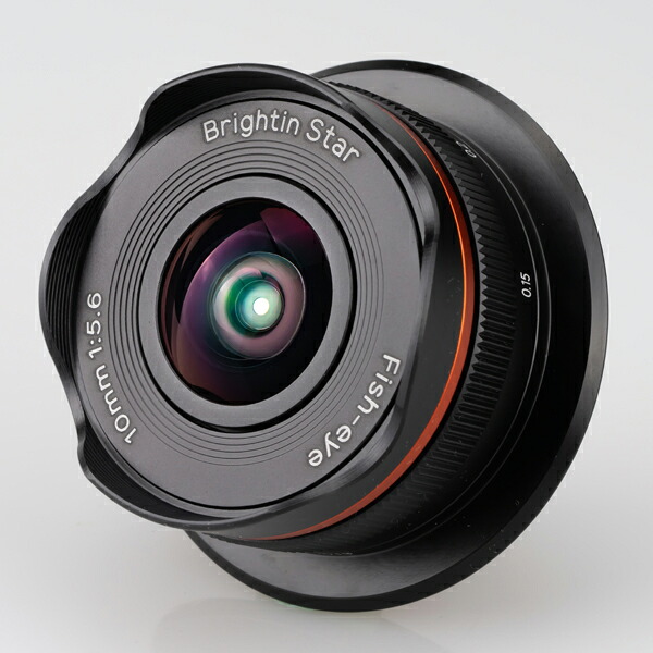 [Brightin Star]ブライトインスター 10mm F5.6 Fish-eye ブラック 富士Xマウント