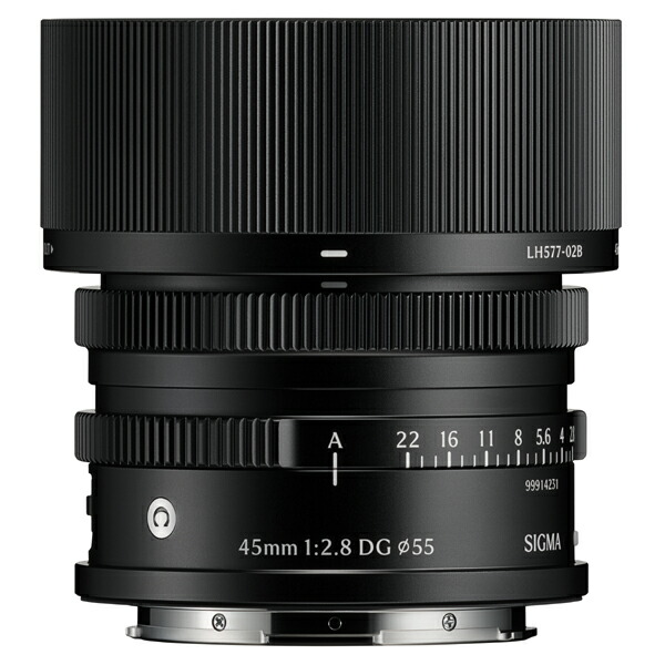 【10年間保証付き】 [シグマ]45mm F2.8 DG | Contemporary L-MOUNT用 ブラック
