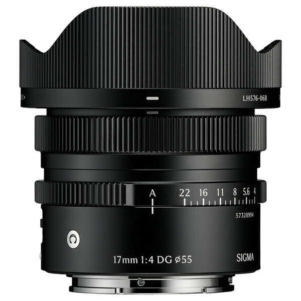 【10年間保証付き】[シグマ]17mm F4 DG | Contemporary ソニーE用ブラック