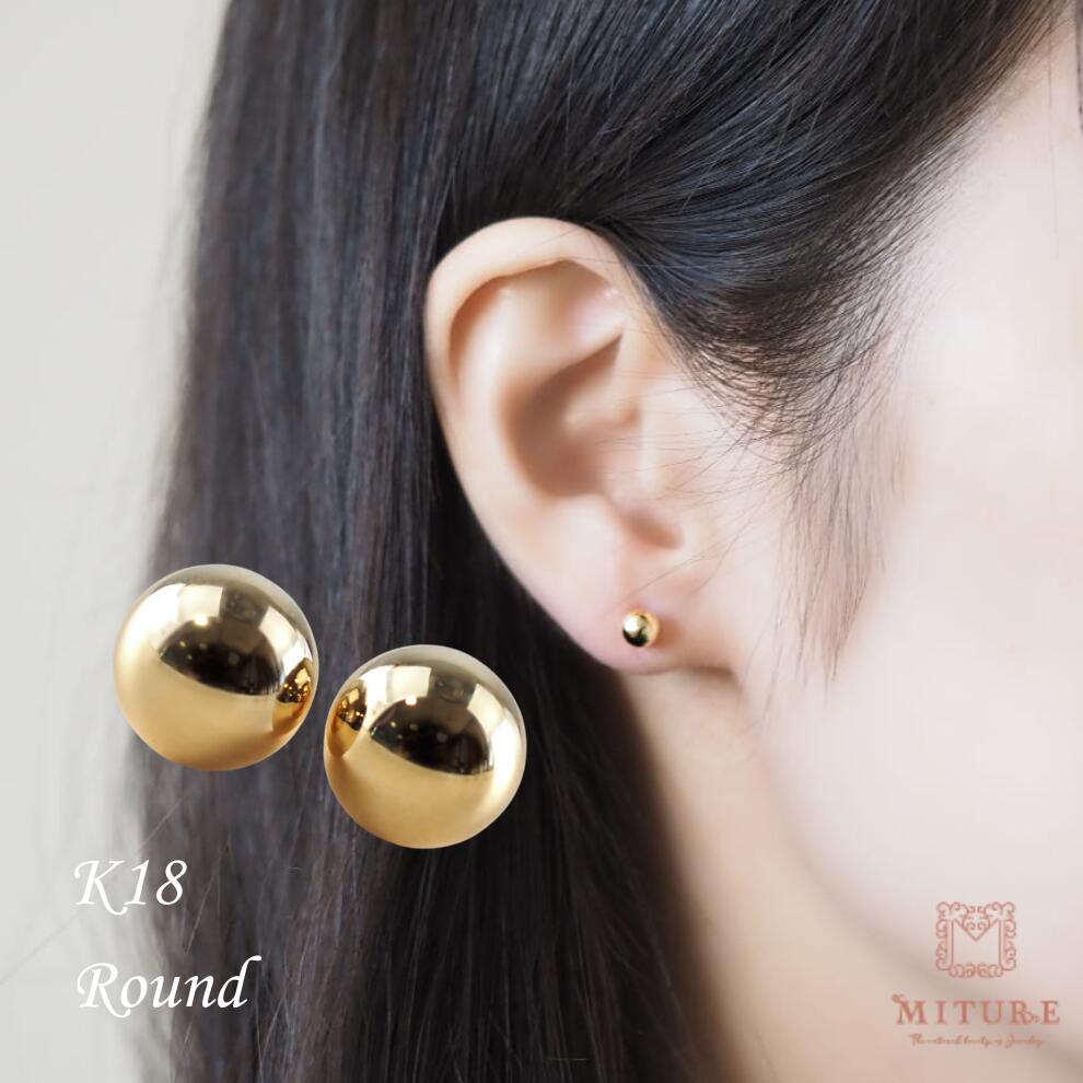 楽天市場】フープピアス 太め 18k K18 18金 ゴールド パイプ 楽天市場】フープピアス 太め 18k K18 18金 ゴールド パイプ