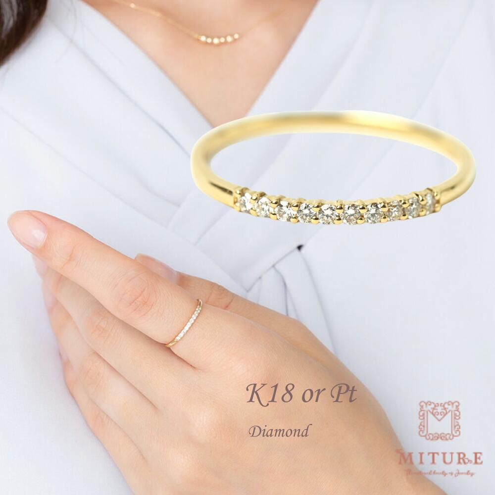 【試着のみ】パールリング 11.5号 Pt900 ミキモト パールリング シルバー Pt900プラチナ レディース