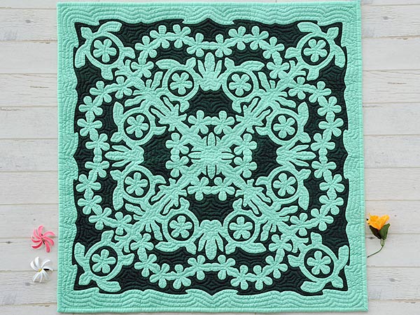 楽天市場】ハワイアンキルト キット しつけ済み タペストリー 初心者