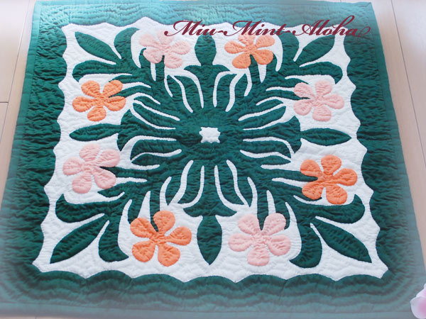 楽天市場】1点限定品【完成品ハワイアンキルト】ハワイアンキルト