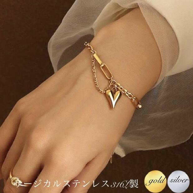 楽天市場】2点セット サージカルステンレス ブレスレット ネックレス