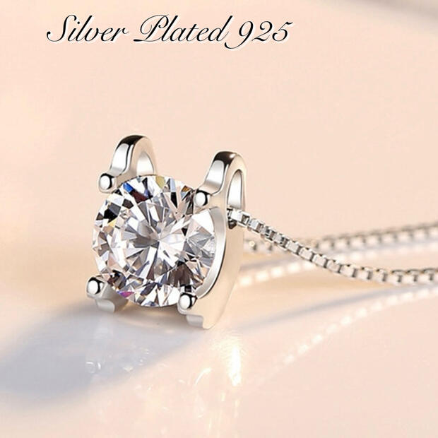 386Na【高級感】クロス　ダイヤ　ネックレス　CZ　S925 シルバー 楽天市場】ネックレス レディース ダイヤ ネックレス