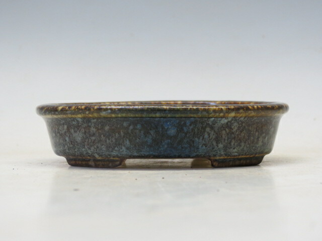 楽天市場】盆栽鉢 鴻陽 丸鉢 11【作家鉢 常滑焼 日本鉢 盆栽小鉢