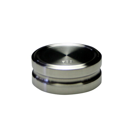ステンレス製円盤分銅 F2級（１級） 500g【送料無料】