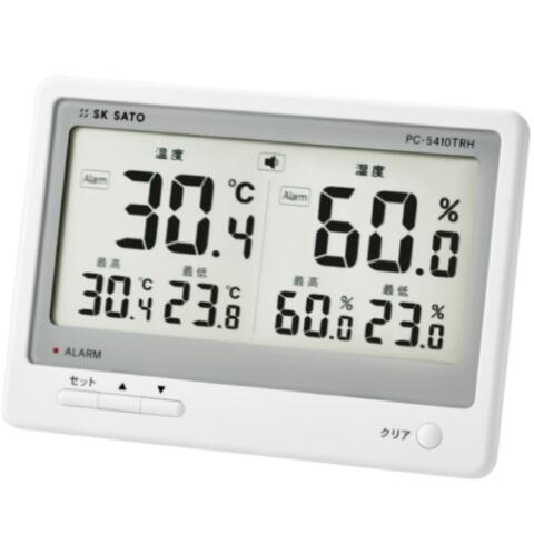 大型デジタル温湿度計 PC-5410TRH 佐藤計量器【送料無料】