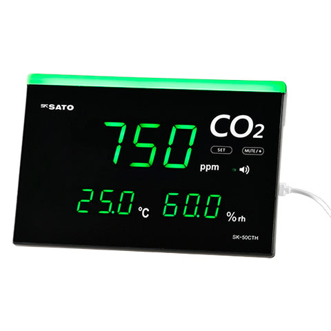 【在庫あり】快適ナビ CO2モニター SK-50CTH 佐藤計量器【送料無料】