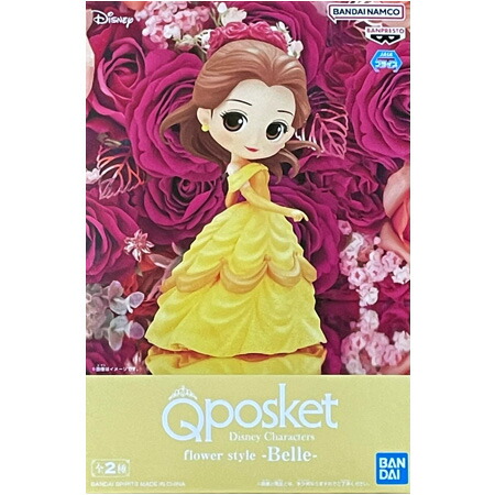 【楽天市場】送料無料 Q Posket Disney Characters Flower Style Belle レアカラー ベル 美女と野獣 ...