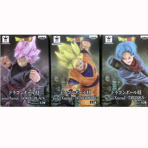 ドラゴンボール超 Soul×Soul 〜3種セット　GKOU-BLACK・SON GOKOU・TRUNKS dwos6rj BANPRESTO ドラゴンボール超 soul×soul SON GOKOU TRUNKS GOKOU