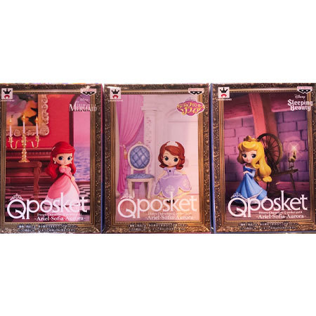 楽天市場 送料無料 新品 Qposket Disney Characters Q Posket Petit Ariel Sofia Aurora 3種セット アリエル オーロラ姫 ソフィア ドレス キューポスケット プチ ディズニー フィギュア ミックス 楽天市場店