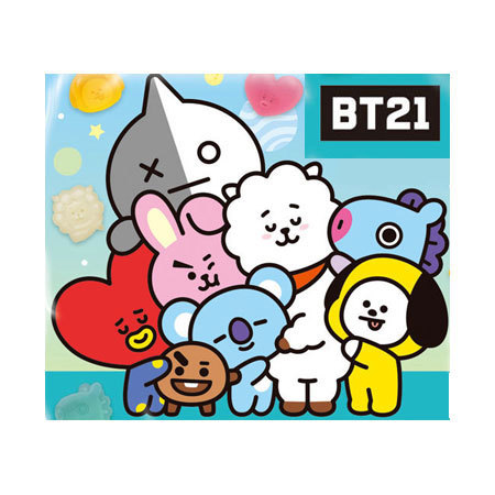 楽天市場 送料無料 Bts Bt21 グミ ダイカットステッカー Bt21 13 Cooky Koya Me For You 単品 防弾少年団 食玩 Line Friends ビーティー バンダイ グッズ シール ユニバースター ミックス 楽天市場店