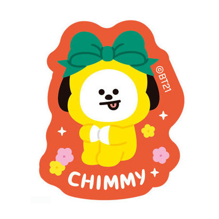 楽天市場 送料無料 Bts Bt21 グミ ダイカットステッカー Bt21 5 Chimmy Thank You 単品 防弾少年団 食玩 Line Friends ビーティー バンダイ グッズ シール ユニバースター ミックス 楽天市場店