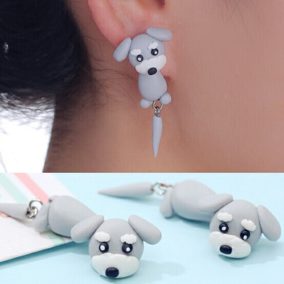 楽天市場】噛む バイトフィギアピアス（ドッグ/コーギー）/1個販売 犬