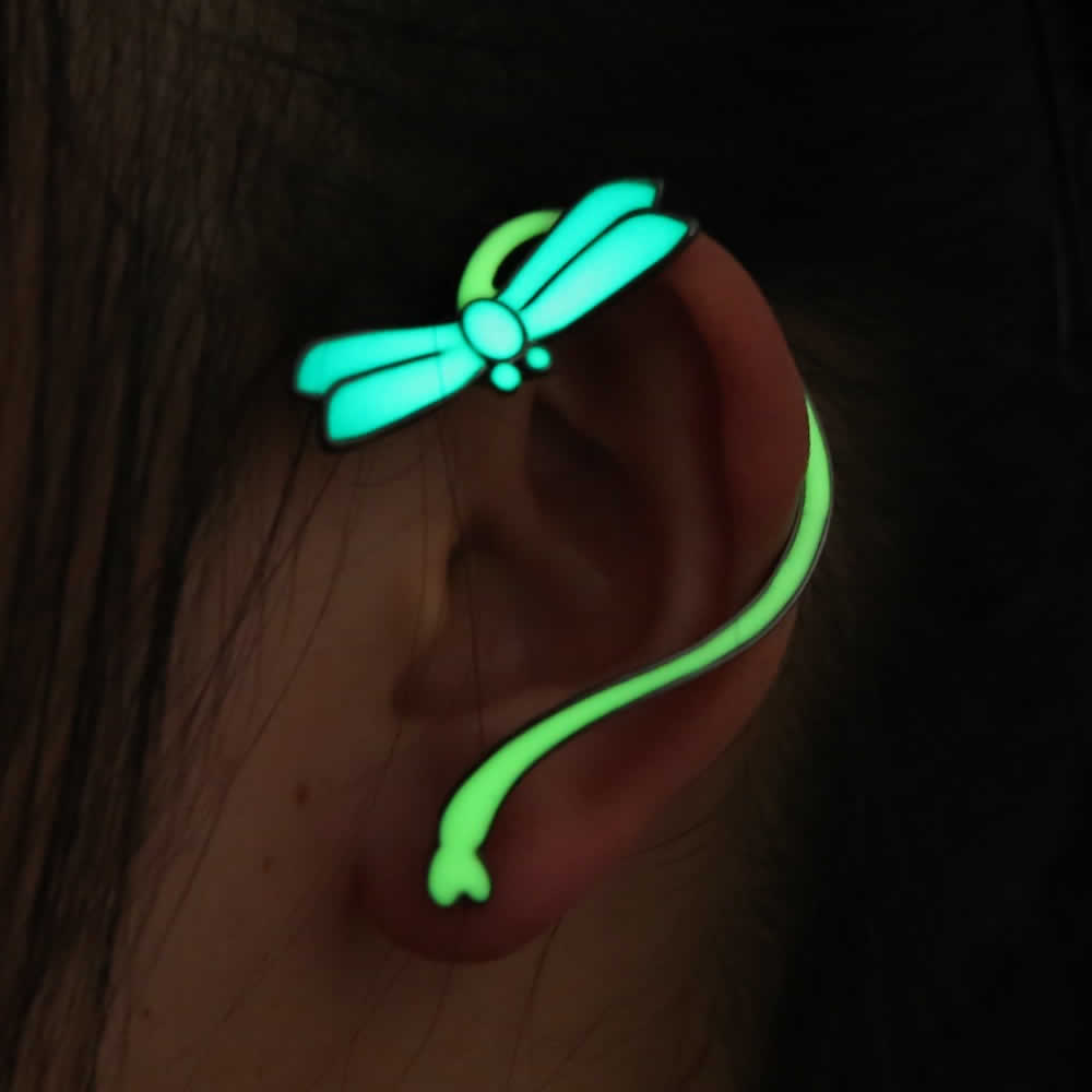 ピアス　緑　薔薇　水色　ビジュー　パール　夏　祭　長め　夜光　夜　光る　蓄光 ピアス緑薔薇水色ビジューパール夏祭長め夜光夜光る蓄光