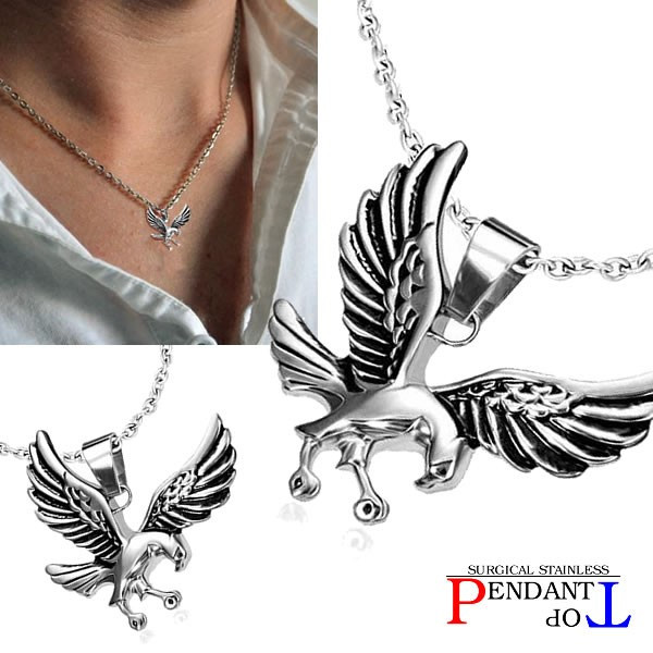 楽天市場】イーグル フェイス ネックレス ペンダント ペンダントトップ