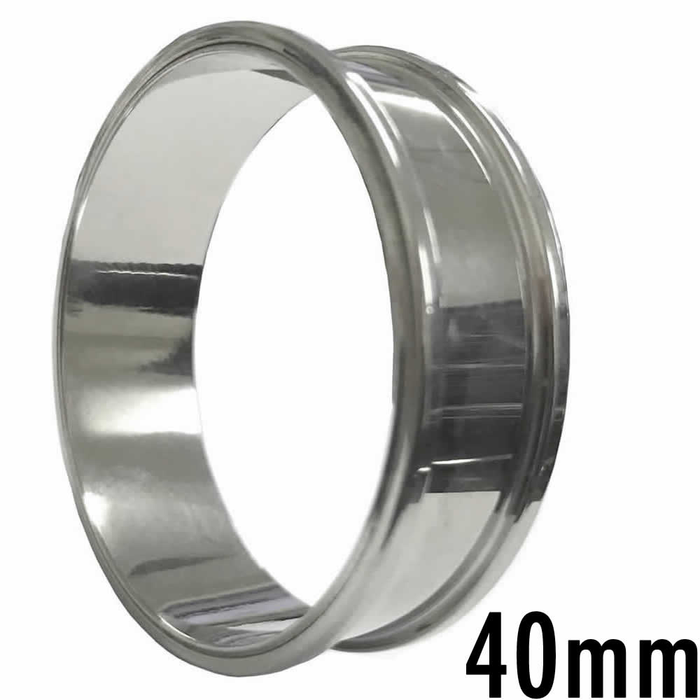 [ 40mm スタンダード 高品質 ギガサイズ] メガ トンネル 40.0mm 40ミリ 軸長：9mm 定番 ボディピアス ステンレス製 大きい ビッグ ラージ でっかい メンズ レディース 低アレルギー ネジ式 耳 ホールトゥピアス 通す ボディーピアス ネジタイプ スクリュー 埋め込み型 土管型｜ピアス専門ショップGreen Piercing