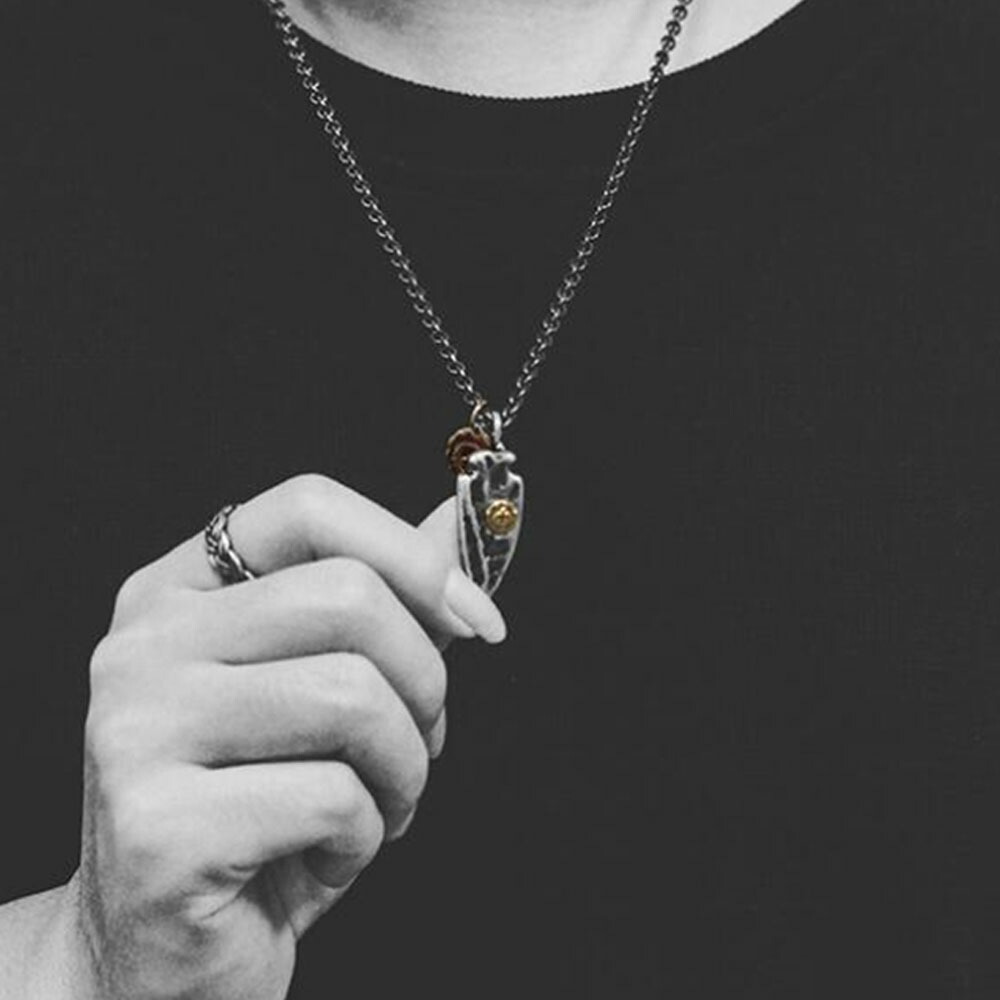 ブラックインディアンアロー不錆鋼首輪 65cmのステンレスチェインストア御供 太め 長め ネックレスチェーンつき シャンデリア 番 矢じり 衝突 燻製作 いぶし加工 墨ぞめ 金色 飛禽 ゴールド 鳥類 サージカルステンレス316l メンズ レディース チョーカー チョーカー 貢物