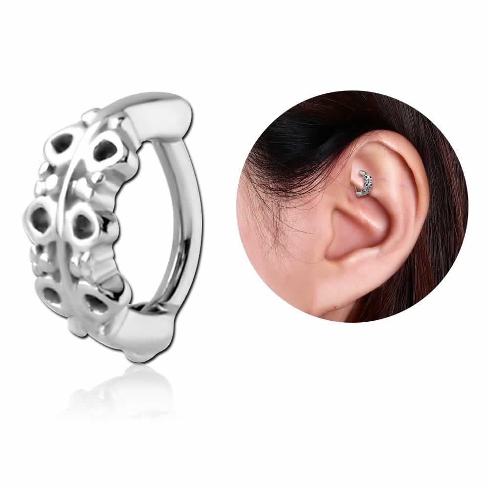 【新品】ロックピアス　フープピアス　3点 フープ ピアス アレルギー 3点 セット セカンドピアス 小さめ