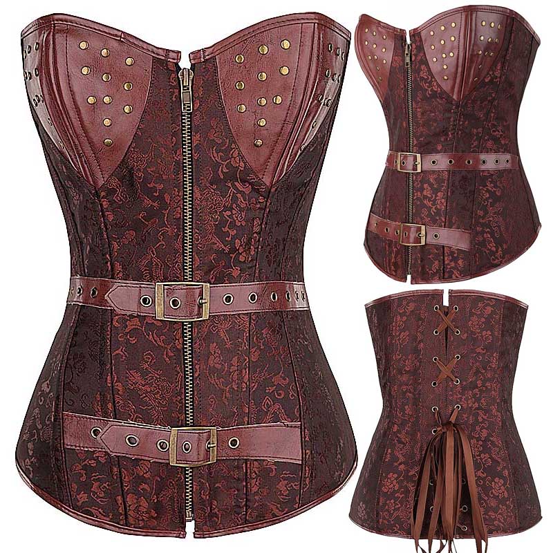期間限定お試し価格 ドレス M S コルセット ボディスーツ アンティーク甲冑風アーマースーツ L レディース 人気 おしゃれ ベスト 鋲 ベルト スタッズ 鎧 ビスチェ ベスト オーバーバスト ドレス レースアップ 拘束具 仮装 ハロウィン 大人 ボンデージ Sm コスチューム