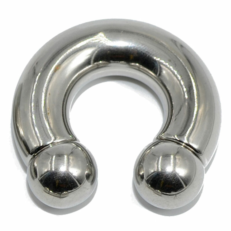 特売 00g 内ネジ サーキュラーバーベル 00ゲージ リング型 ビッグサイズ ボディピアス ネジボール シンプル プレーン メンズ レディース 軟骨 サージカルステンレス316l 耳 メガサイズ 太い 重い 重さで伸ばす ストレッチ ニップル 鼻 セプタム プレゼント ボール