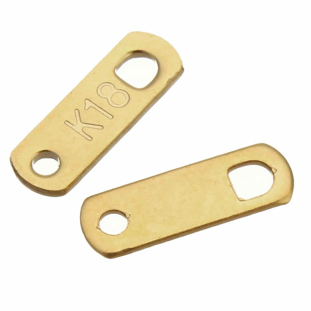 楽天市場】K18刻印ステンレスパーツ 1個販売 ネックレス