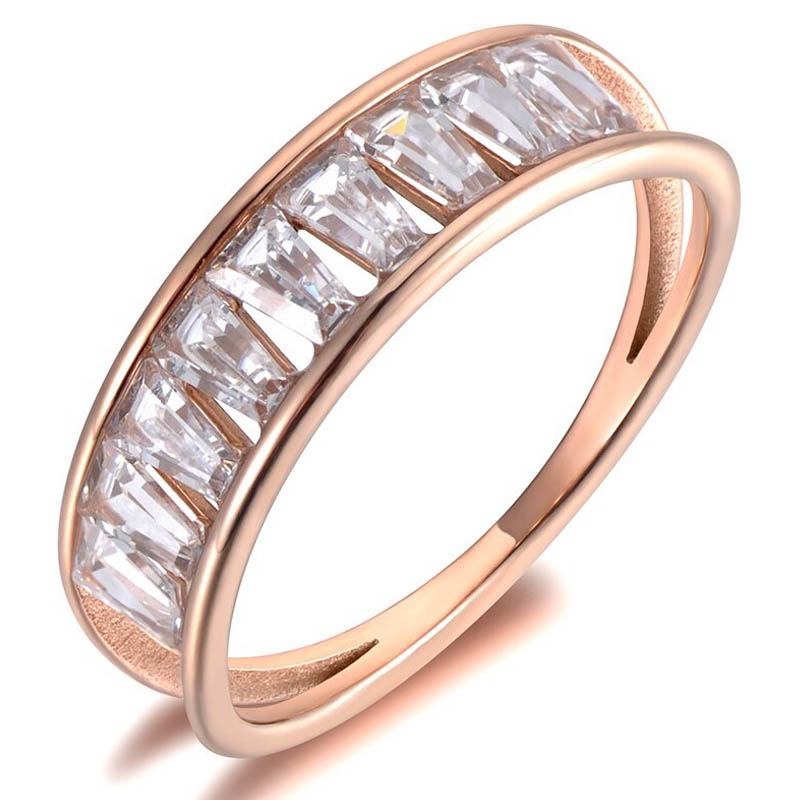 卸し売り購入 ピンクゴールドクリスパーククリスタルステンレスリング Srv070 サイズ 12号 15号 18号 号 台形 ジルコニア ウエディング 結婚式 パーティー 指輪 サージカルステンレス316l メンズ レディース ペアリング プレゼント ギフト 彼氏 彼女 綺麗 おしゃれ 人気