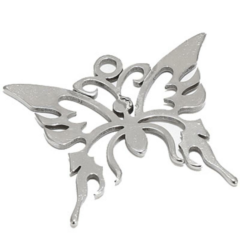 トライバルバタフライステンレスパーツ 1個販売 Diy ちょうちょう アクセサリー オリジナル クラフト チャームパーツ チョウチョウ ネックレス ハンドメイド ピアス プレゼント ペンダントトップ ボディピアス メンズ レディース 手作り 自作 自分で作る 蝶々 製作 部品
