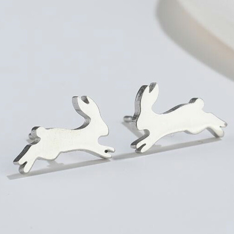 アナスイ／両耳／ピアス／ウサギ／黒／動物／ハート／ アナスイ／両耳／ピアス／ウサギ／黒／動物／ハート／