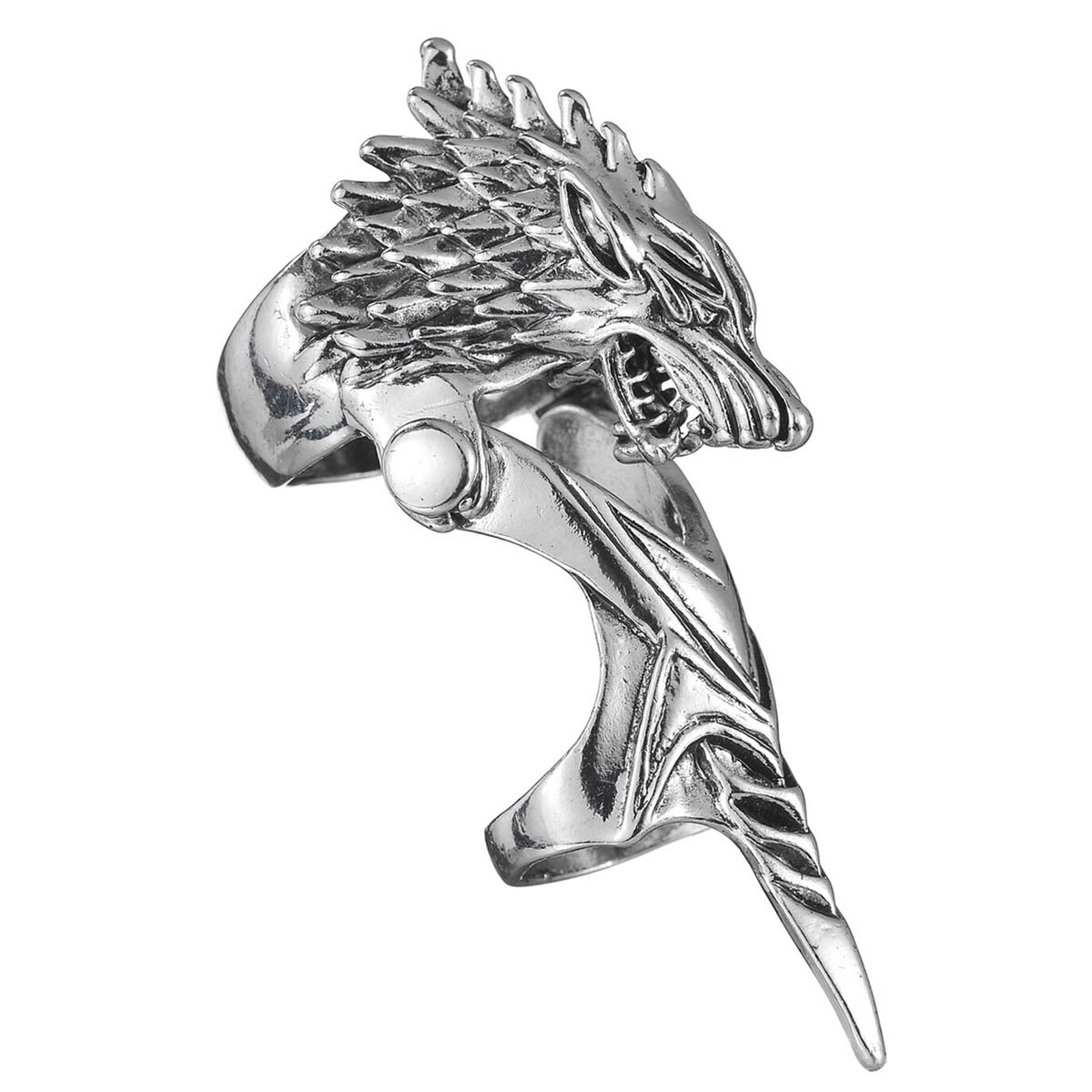 楽天市場】ウルフ アーマーリング 19号 1個販売 オオカミ男 狼