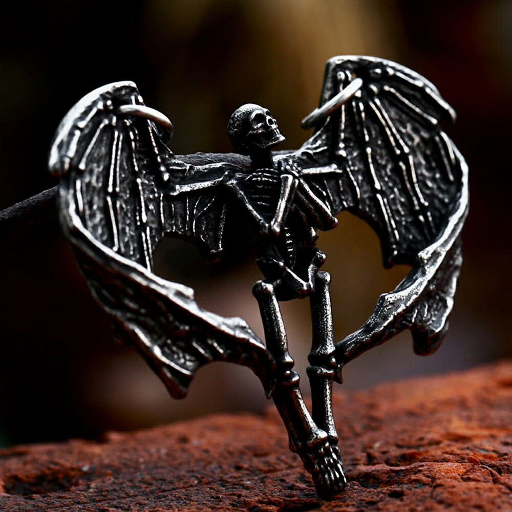 楽天市場】ゲージゴールドスカルステンレスペンダントトップ 1個