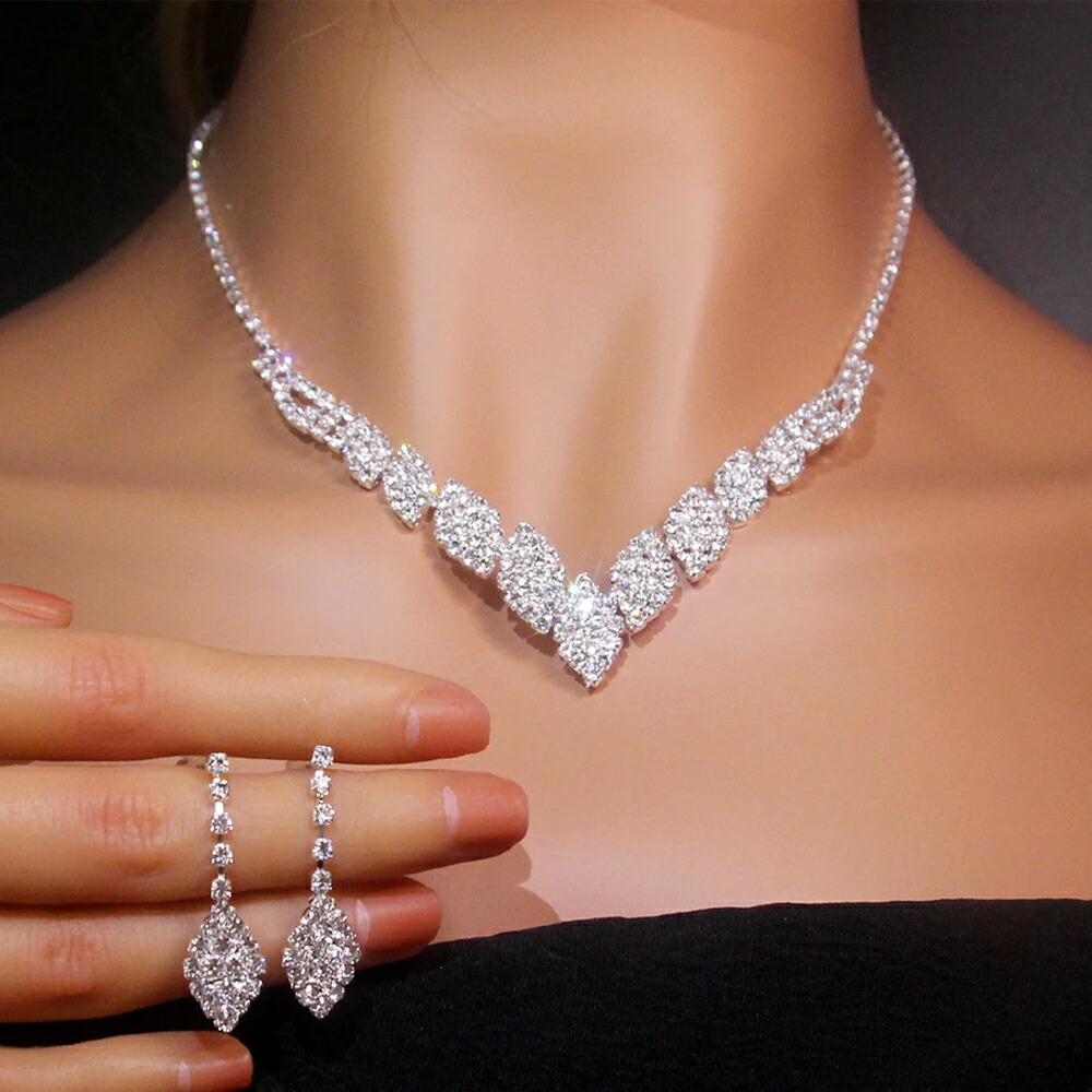 楽天市場】プリンセスジュエリーセット ピアス＆ネックレス